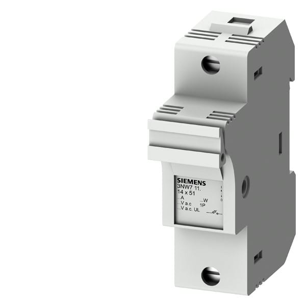 SIEMENS SIE3NW7111 BASE SEZ.X FUS. CILINDR.14X51 1P