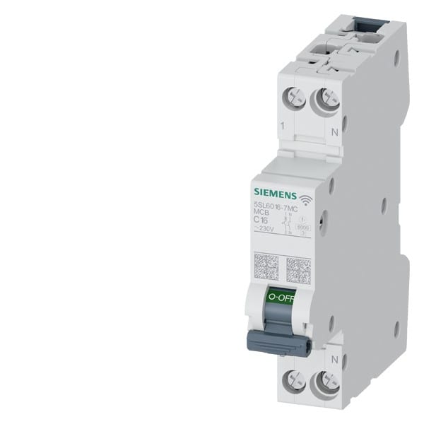 SIEMENS SIE5SL60167MC INT MT 1P+N 1UM C16 6KA COM
