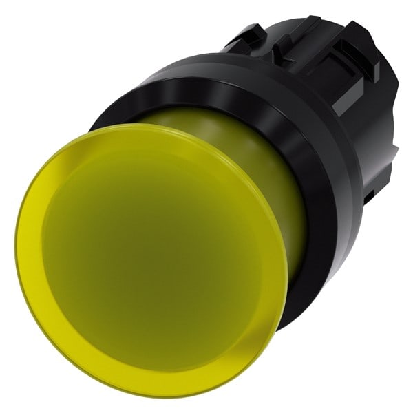 SIEMENS SIE3SU10011AD300AA0 PULS.LUM.FUNGO GIALLO 30MM