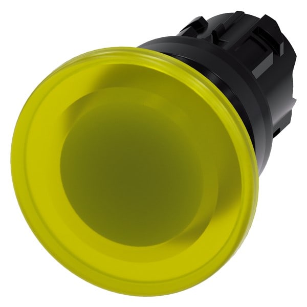 SIEMENS SIE3SU10011BD300AA0 PULS.LUM.FUNGO GIALLO 40MM