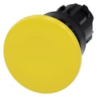 SIEMENS SIE3SU10001BD300AA0 PULS. FUNGO GIALLO 40MM PLAST.