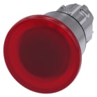 SIEMENS SIE3SU10511BA200AA0 PULS.LUM.FUNGO ROSSO SBLOC. TRAZ. 40MM