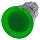 SIEMENS SIE3SU10511BA400AA0 PULS.LUM.FUNGO VERDE SBLOC. TRAZ. 40MM