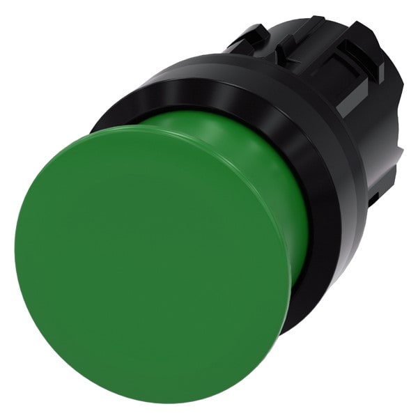 SIEMENS SIE3SU10001AD400AA0 PULS. FUNGO VERDE 30MM