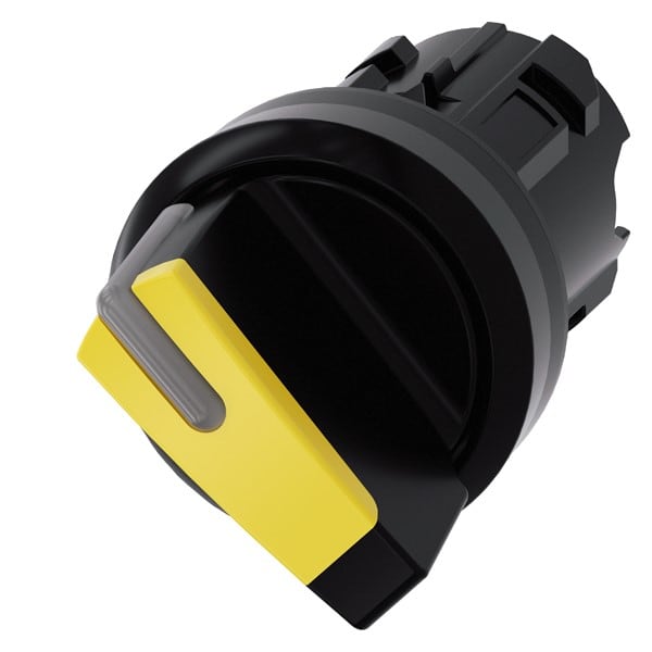 SIEMENS SIE3SU10022BC300AA0 SEL.LUM.LEVA GIALLO MOMENT.2POS RIT. DX