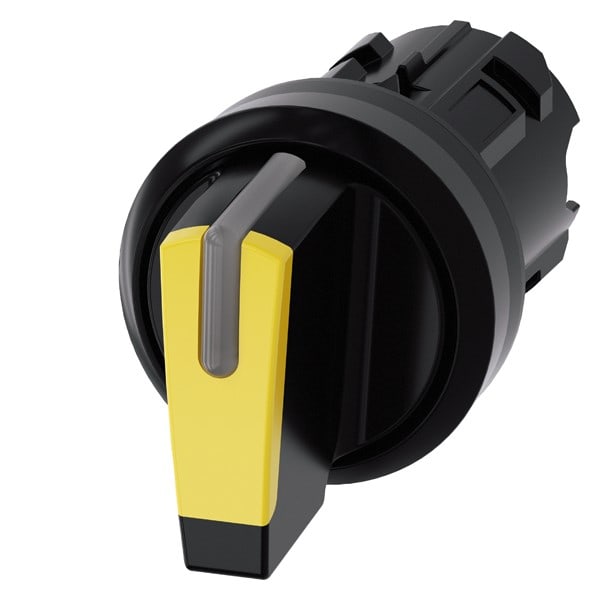 SIEMENS SIE3SU10022BM300AA0 SEL.LUM.LEVA GIALLO MOMENT.3POS RIT.DX-S