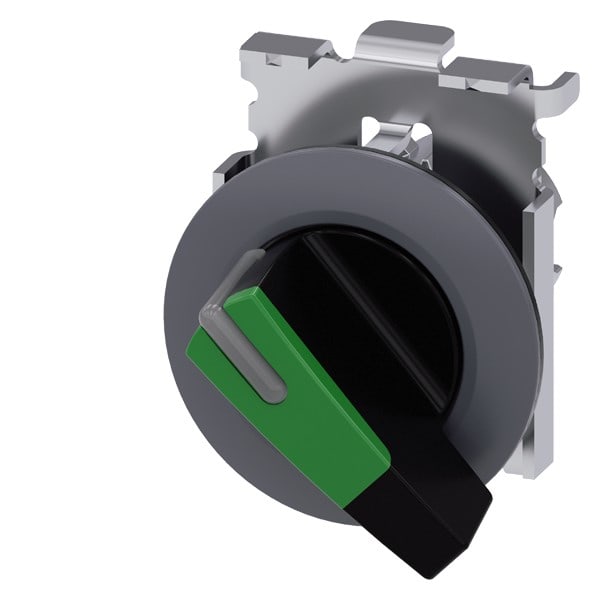 SIEMENS SIE3SU10622EF400AA0 SEL LUM LEV LUNG VERD 2POS MANT 30MM