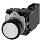 SIEMENS SIE3SU11000AB601FA0 PULS. MOMENT.PLAST.BIANC 1NO+1NC VITE