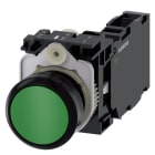 SIEMENS SIE3SU11000AB401FA0 PULS. MOMENT.PLAST.VERDE 1NO+1NC VITE