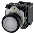 SIEMENS - SIE3SU11030AB603BA0 PULS.LUM.PIATTO BIANCO MOLLA 110V AC 1NA
