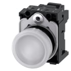 SIEMENS - SIE3SU11526AA603AA0 IND.LUM.BIANCO LENTE LISC.MOLL.LED 24V D