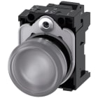 SIEMENS - SIE3SU11526AA703AA0 IND.LUM.TRASP.LENTE LISC.MOLL.LED 24V UC