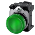 SIEMENS SIE3SU11536AA403AA0 IND.LUM.VERDE LENTE LISC.MOLL.LED 110V A
