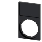 SIEMENS SIE3SU19000AP100AA0 PORTA TARGH. 17,5X27MM SERIE QUADR. PIAT