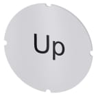 SIEMENS - SIE3SU19000AB710DL0 INSERTO TRASP. X PULS. SCRITTA UP
