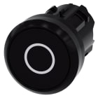 SIEMENS - SIE3SU10000AB100AD0 PULS. PIATTO NERO SCRITTA O