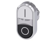 SIEMENS SIE3SU10503AB610AK0 PULS. DOPPIO PIATTO BIANCO-NERO I-O