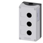 SIEMENS SIE3SU18030AA000AB1 PULSANTIERA VUOTA GRIGIA 3 FORI