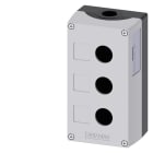 SIEMENS SIE3SU18530AA000AB1 PULSANTIERA VUOTA GRIGIA 3 FORI