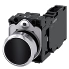 SIEMENS SIE3SU11500AB101FA0 PULS.PIATTO MOMENT MET NERO 1NO+1NC VITE