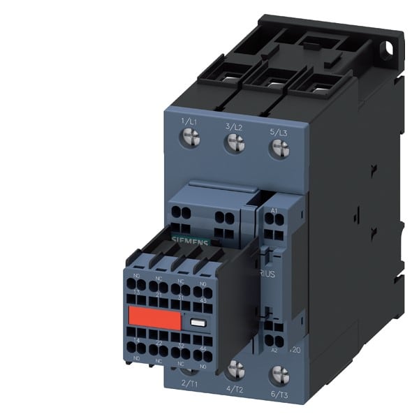 SIEMENS SIE3RT20383AK643MA0 CONTACT.,37KW2NO+2NC,AC110V50HZ/120V60HZ