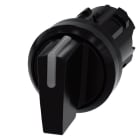SIEMENS - SIE3SU10022BP100AA0 SEL.LUM.LEVA NERO 3POS RIT. SX