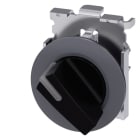SIEMENS - SIE3SU10622DF100AA0 SEL.LUM 30MM LEVA NERO 2POS MANT