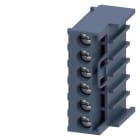 SIEMENS SIE3RW59801TR00 SCREW CONTROL TERMINALS 2 X 6