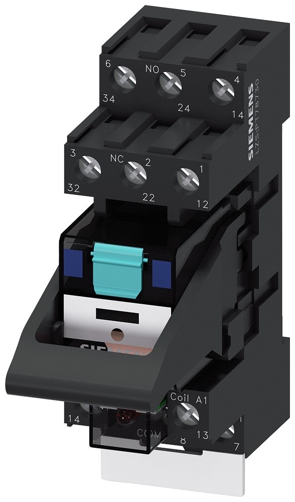 SIEMENS SIELZS:PT3A5L24 PLUG-IN COUPL., COMPLETE UNIT 24VDC/3 CO
