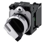 SIEMENS SIE3SU11502BC601BA0 SELECTOR SWITCH, O-I, BLACK, WHITE