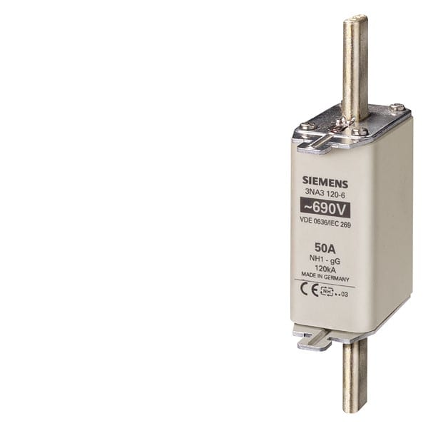 SIEMENS SIE3NA31206 FUS. NH GL/GG GR.1 690VCA 50A