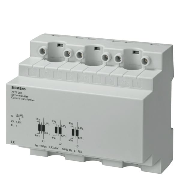 SIEMENS SIE7KT1202 TRASFORM. DI CORRENTE 3X150/5A 6UM