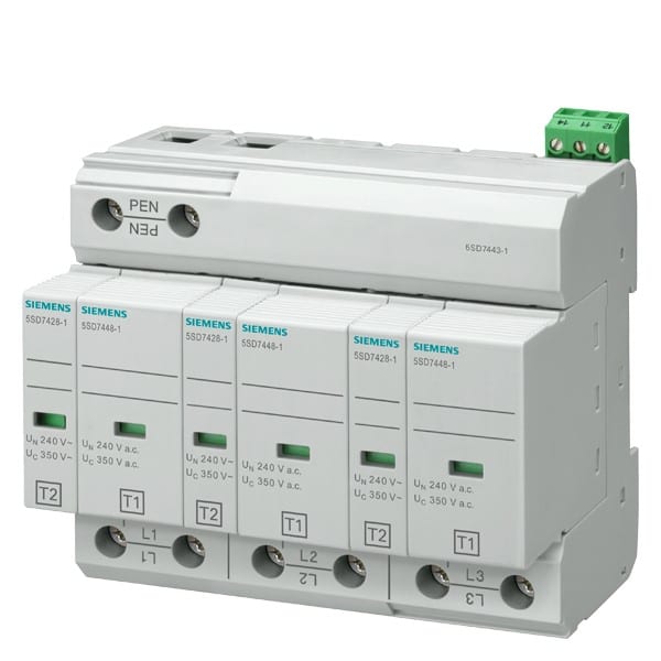 SIEMENS SIE5SD74431 SCARICATORE COMB. T1+2 3P TN-C 75KA