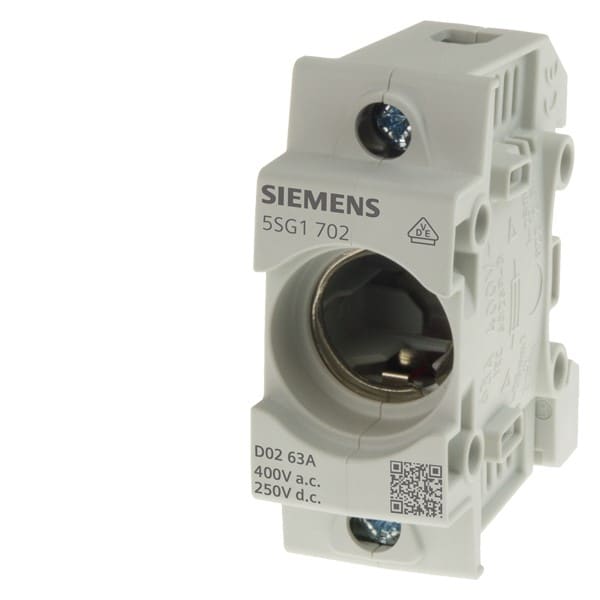 SIEMENS SIE5SG1702 BASE NEOZED D02 1P 63A 400/250VC.A./C.C.