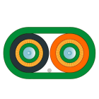 SIEMENS - SIE6XV18732A FO STANDARD CABLE (50/125) SOLD BY THE M
