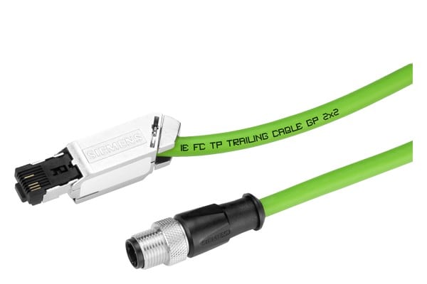 SIEMENS SIE6XV18715TH50 IE CONNECTING CABLE M12-180/IE RJ 45 5M
