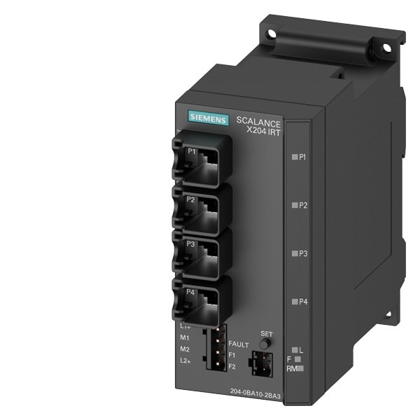 SIEMENS SIE6GK52040BA102BA3 SIMATIC NET SCALANCE X204IRT