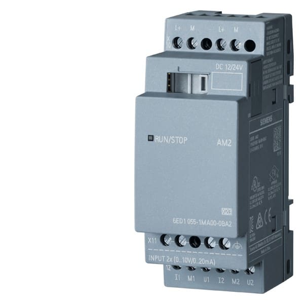 SIEMENS SIE6ED10551MA000BA2 LOGO! AM2 EXPANSION MODULE,