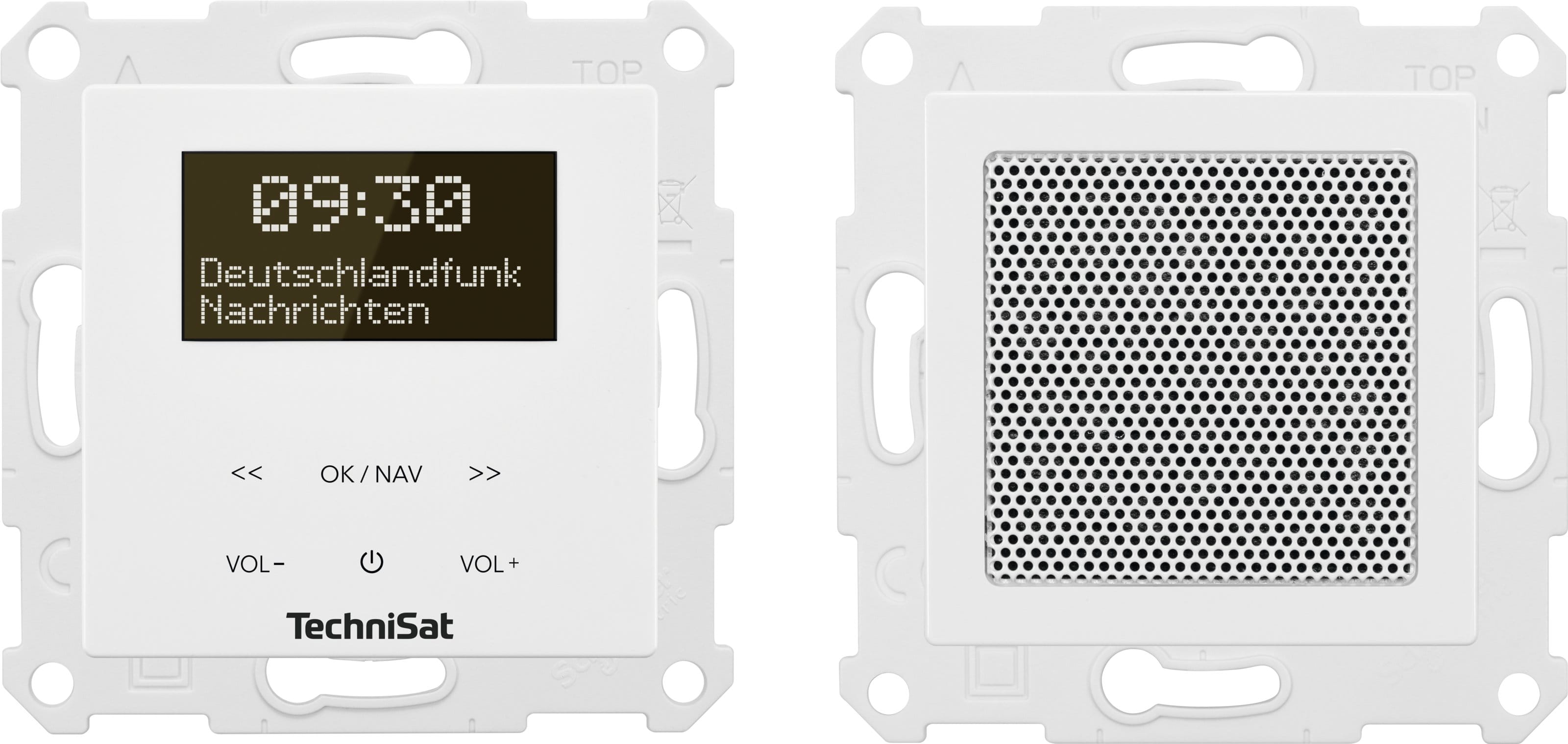 Technisat - TCT0001/3901 Unterputzradio/-lautspr. 2x2W UKW/DAB+ R