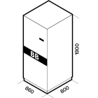 RPS(RIELLO UPS) RIEK190480PV83TNPA BTC 1900 480V BB V8 3T