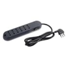 BTICINO BTI3636GBF MULTIP SLIM 6PRESE+INT AUT+SALVAF GRIGIO