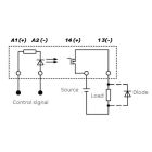 CABUR SRL CBRX766822S CWS-024DC/024DC/04 RELE OPTO 24VDC 4A