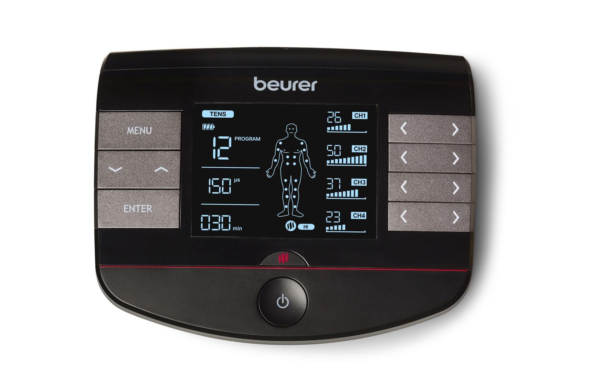 BEURER BUE10277 TENS/EMS GerAt 4in1 64Progr. 4KanAle 8