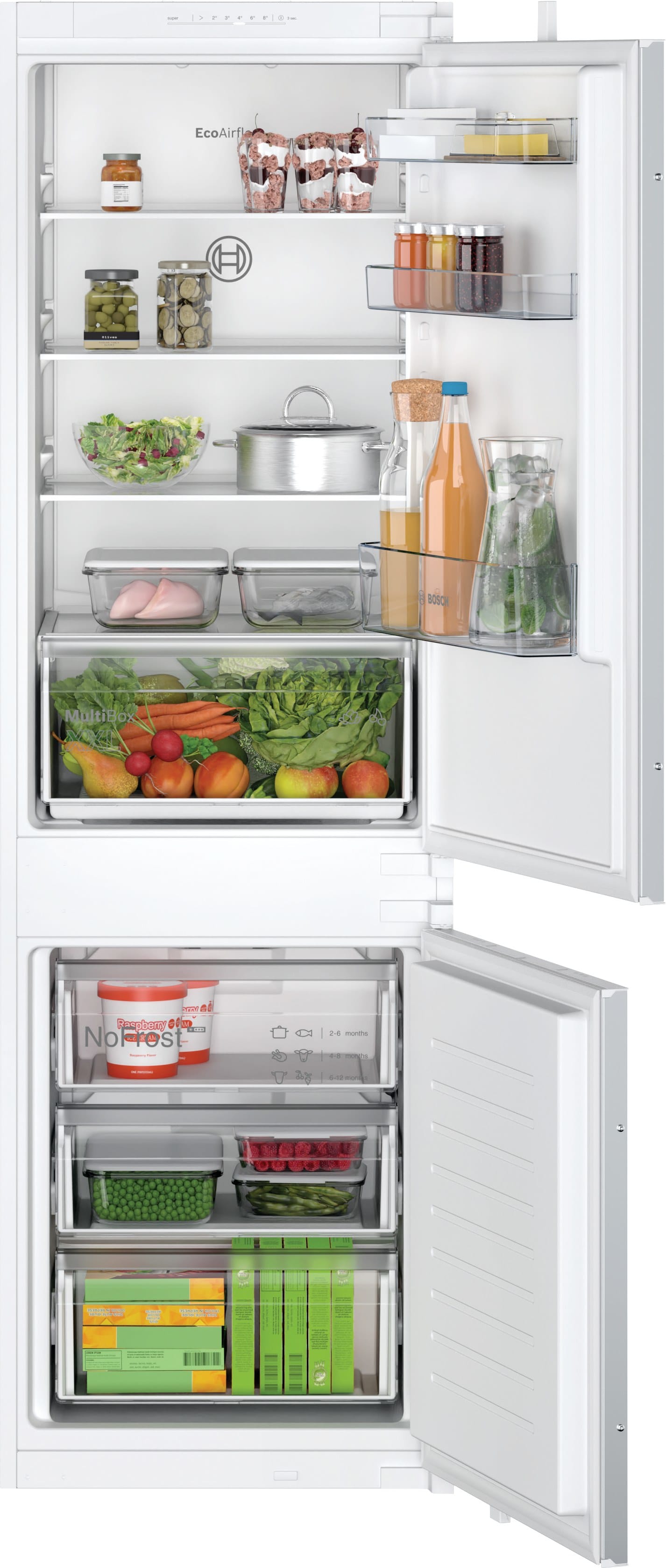 BOSCH ROBERT BOSKIN86NSE0 KA1/4hl-Gefrierkombi int. NoFr. 184/76L