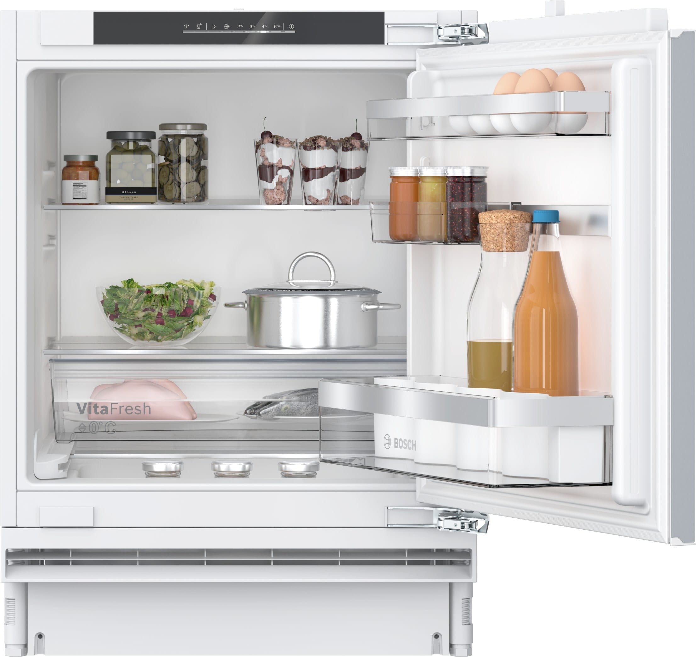 BOSCH ROBERT BOSKUR21ADE0 EinbaukA1/4hlschrank unt. Cooler 134L E