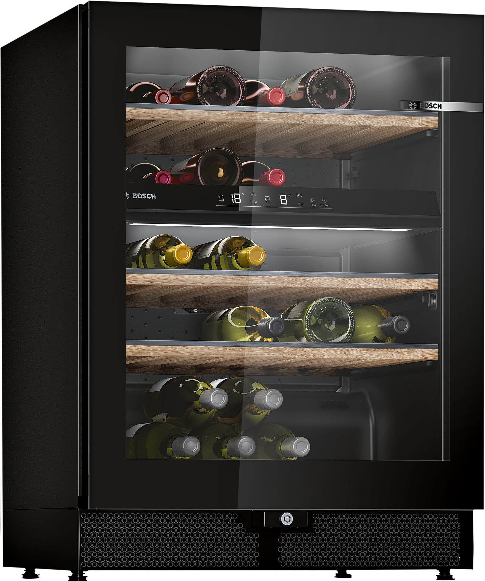 BOSCH ROBERT - BOSKWK16ABGB WeinkA1/4hlschrank 2Z 5Ablagefl. 44Fla`0