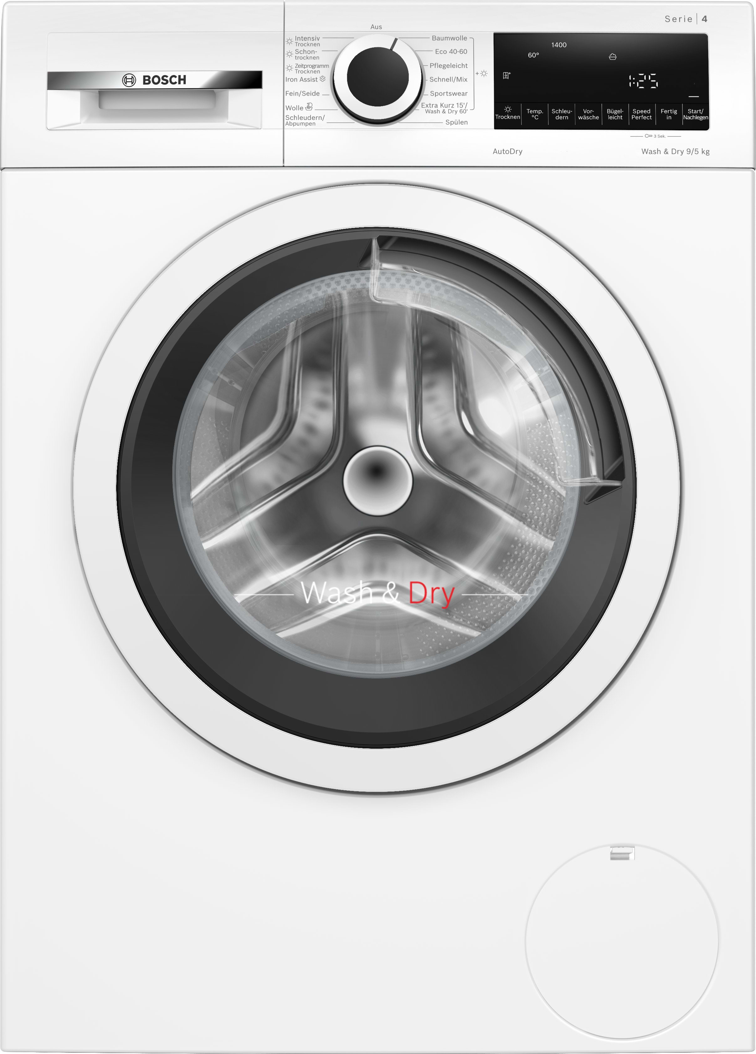 BOSCH ROBERT - BOSWNA13441 Waschtrockner 1400U/min 9/5kg Disp AqSt.