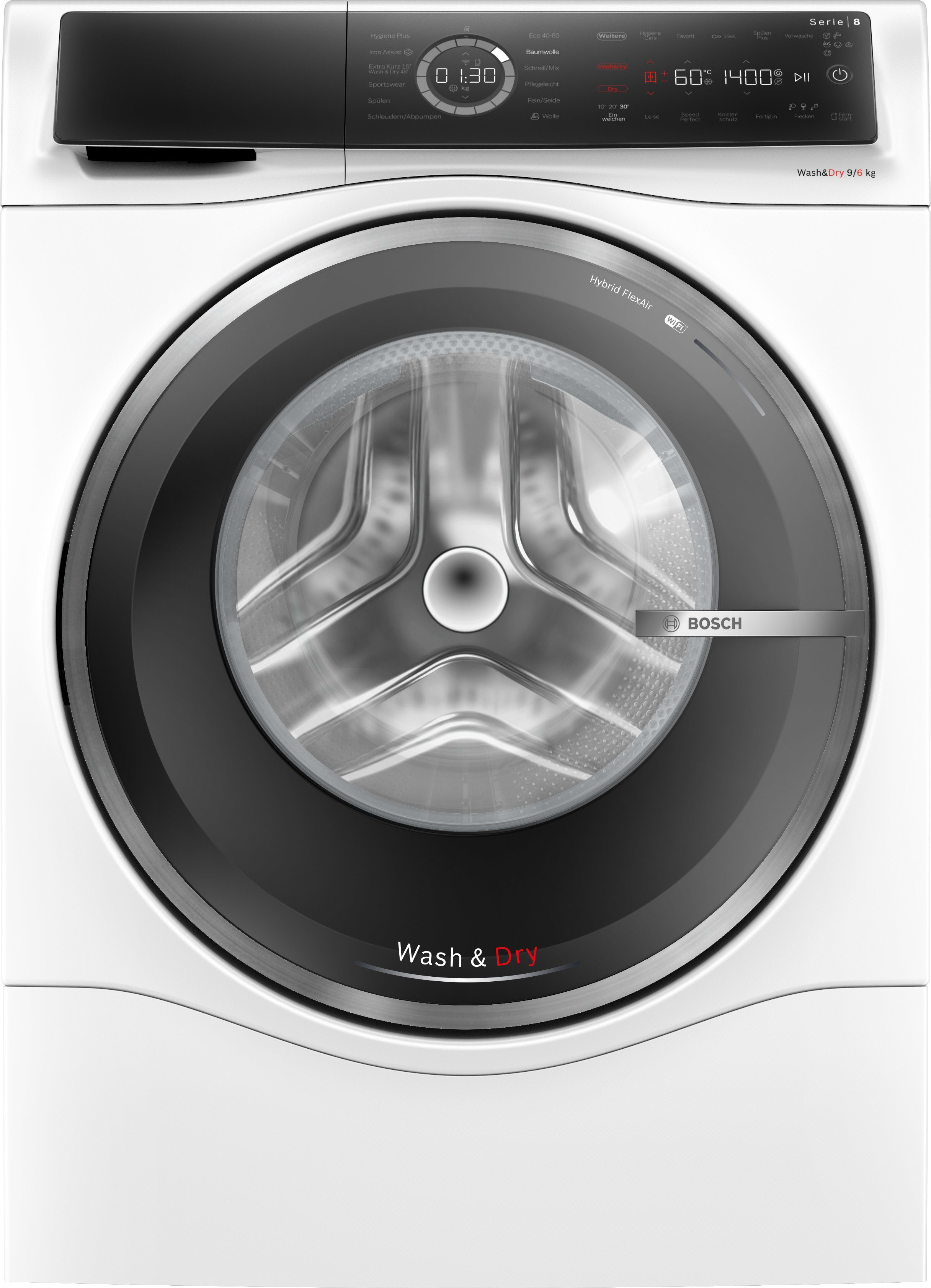 BOSCH ROBERT BOSWNC244070 Waschtrockner 1400U/min 9/6kg Disp AqSt.