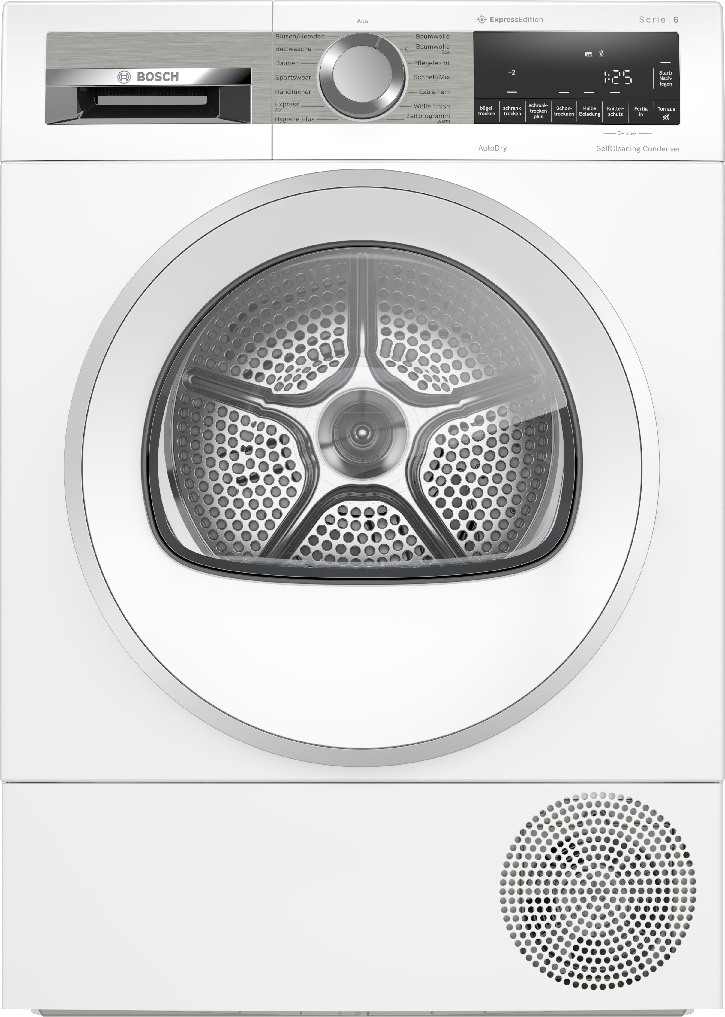 BOSCH ROBERT - BOSWQG235DH0 WAschetrockner WP 8kg 16Prog. SCC Disp.