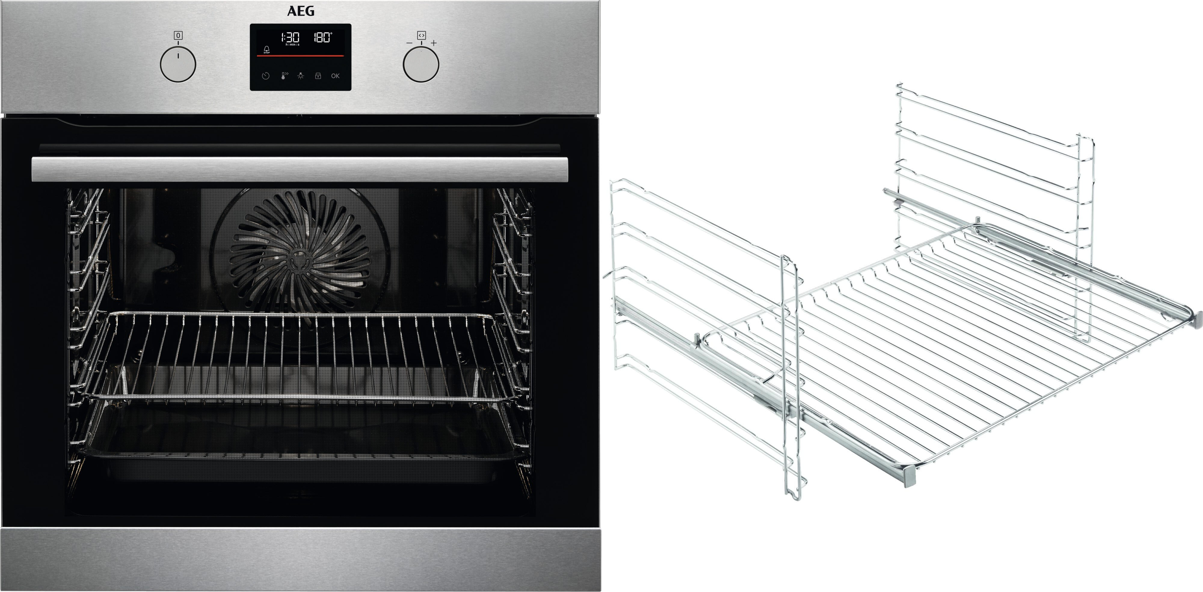 AEG HAUSGERATE - AGZ801418850 B-Herd Set: BPB335060M + 1f.Backauszug e